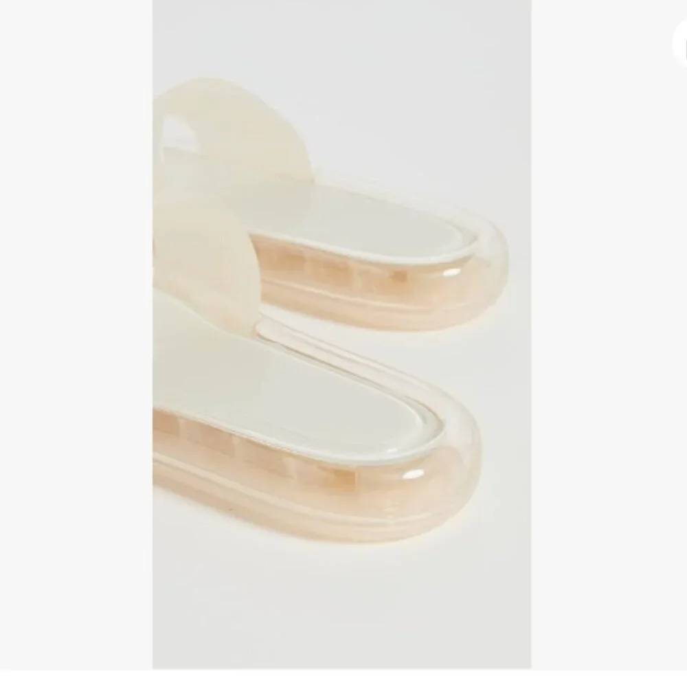 Tory Burch Bubble Jelly Slide Sandals | New Ivory | Size 9 | NWT